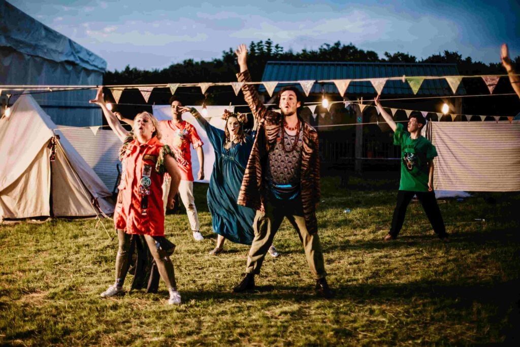 A photo from the East London Shakespeare Festival's A Midsummer Night's Dream, one of many fun things to do with kids in London this July