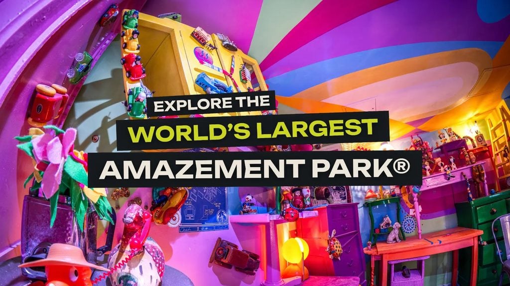 The new Absurd City immersive art experience, one of many fun things to do with kids in London