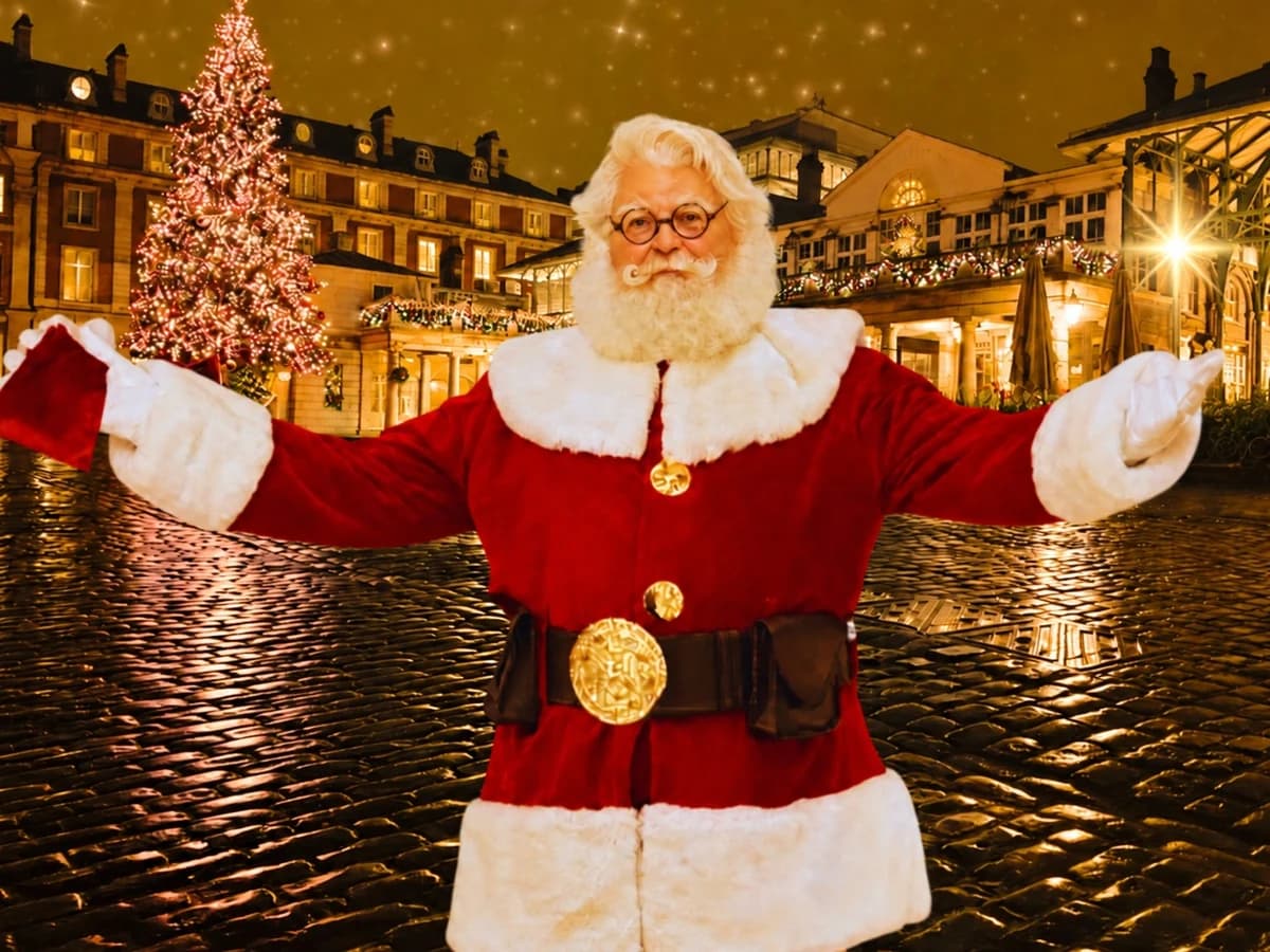 Santa's Grotto in Covent Garden