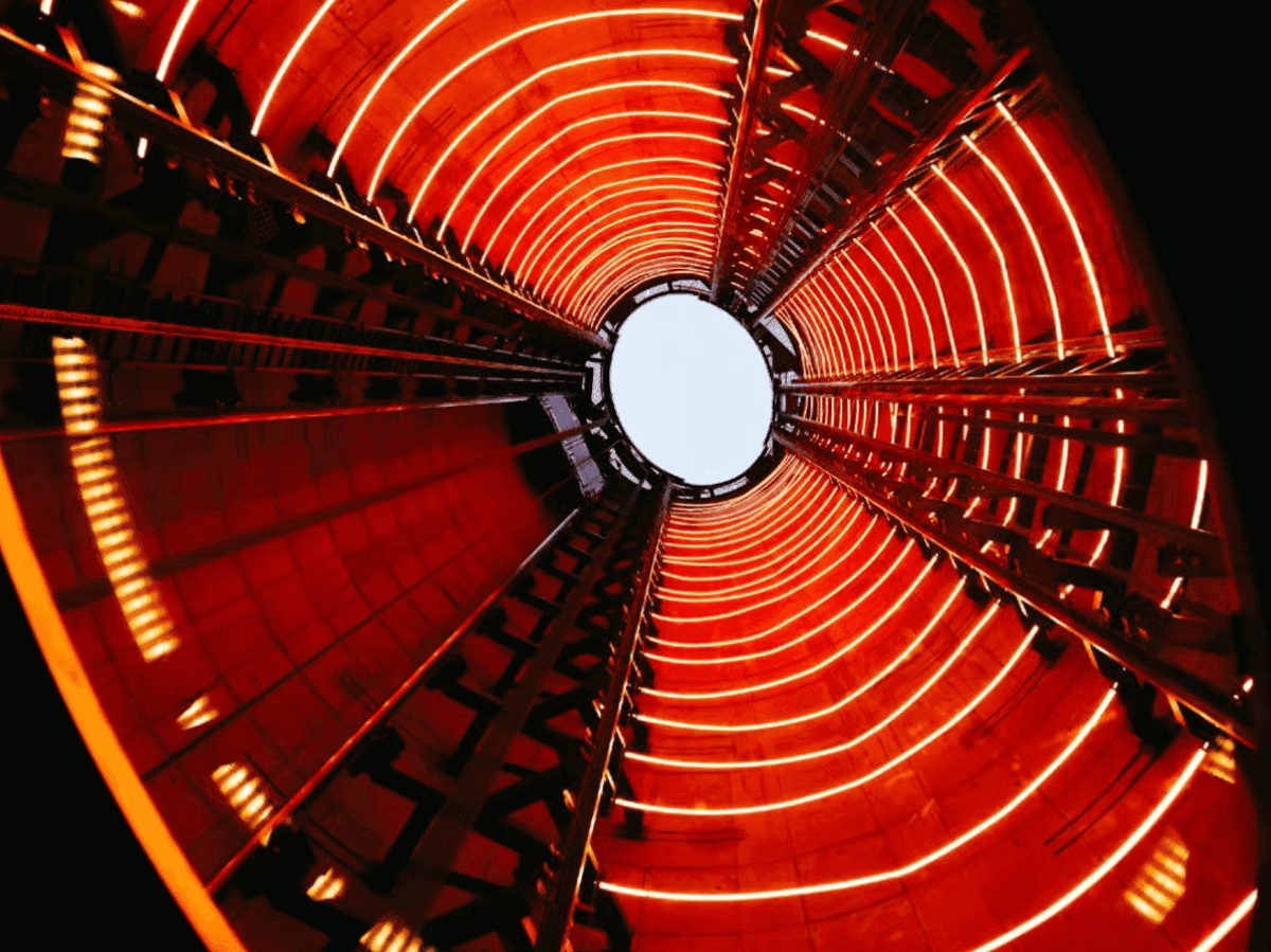 The Chimney Lift at Battersea Power Station